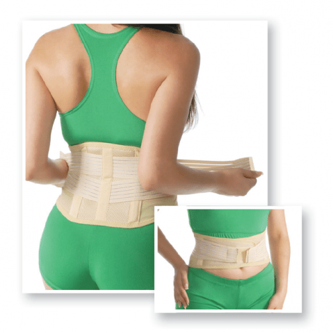 MED/SACROLUMBAR 20 ΧΑΜΗΛΗ ΕΛΑΣΤΙΚΗ ΖΩΝΗ ΟΣΦΥΟΣ ΜΕ ΔΥΟ ΕΥΚΑΜΠΤΕΣ ΠΛΑΣΤΙΚΕΣ ΜΠΑΝΕΛΕΣ