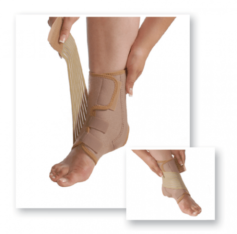 MED/ANKLE SUPPORT ΕΝΙΣΧΥΜΕΝΗ ΑΥΤΟΚΟΛΛΗΤΗ ΕΠΙΣΤΡΑΓΑΛΙΔΑ AEROPRENE